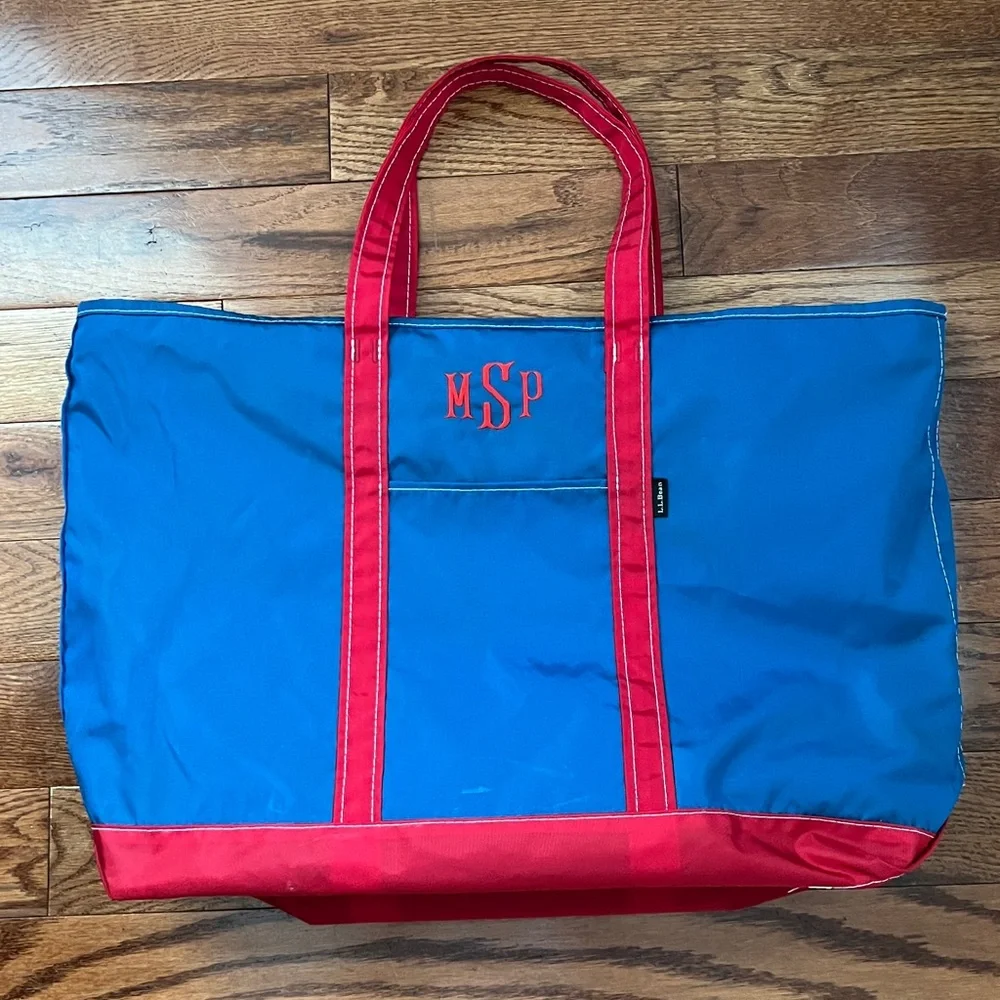L.L. Bean “MSP” Monogram Nylon Tote - Picture 4 of 16